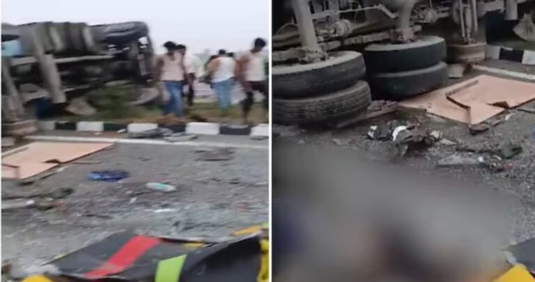 18 killed as speeding bus rams milk tanker in Uttar Pradesh’s Unnao