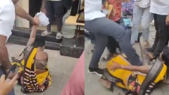 Bengaluru woman beaten by shopkeeper for stealing sarees worth $90,000, caught on camera