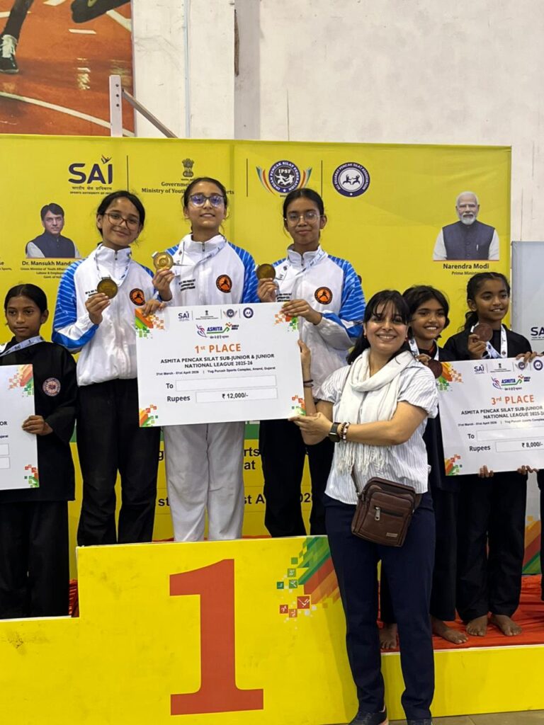 Rudrapur Girls Win Gold at Khelo India Junior Pencak Silat National League
