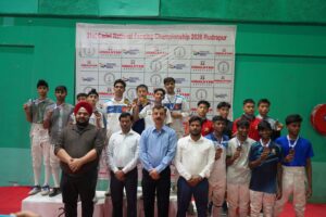 Sabre Events Light Up Day Two of 21st Cadet National Fencing Championship in Rudrapur
