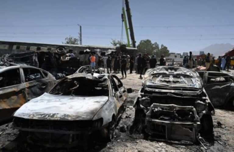Train windows blown out, nearby cars mangled: Deadly blast in Pakistan kills 24